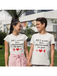 All I want for Christmas is you páros póló