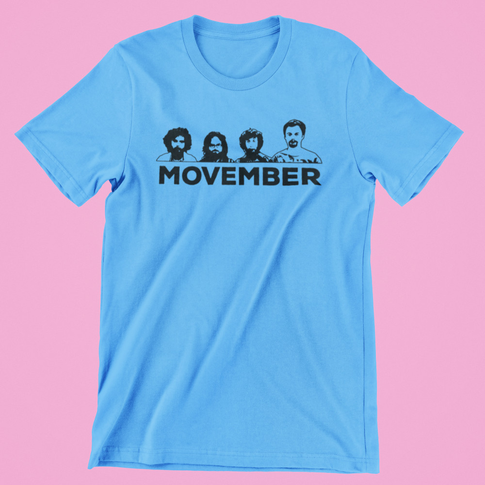 Agymenők Movember férfi póló