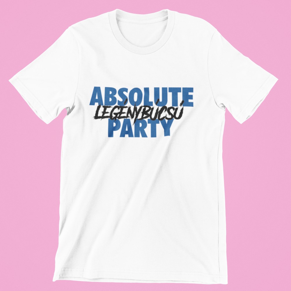 Absolute party V2 férfi póló legénybúcsúra